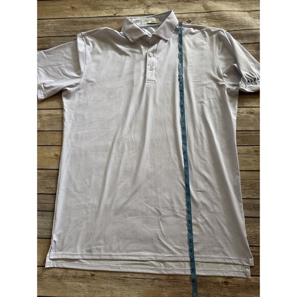Holderness & Bourne The Demaret Golf Tee "a" Short-Sleeve Polo Shirt Large White - Picture 6 of 8